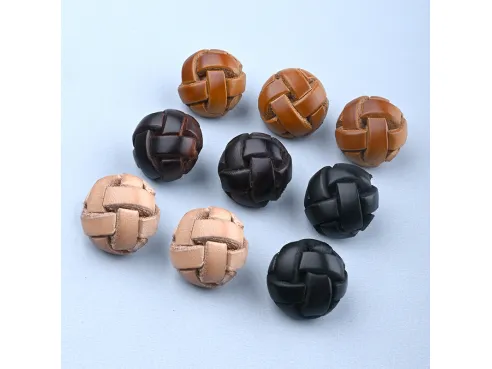 Eco-friendly options for leather covered buttons