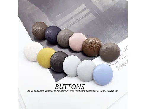 How leather covered buttons enhance garment aesthetics
