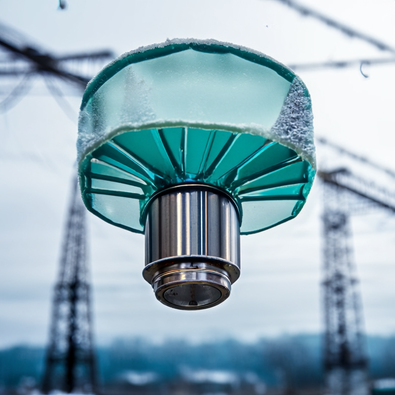Glass Insulators in Heavy Weather Conditions