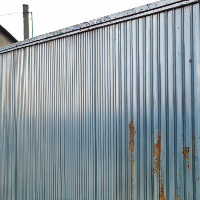 Galvanized Steel Fence