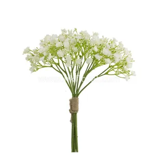Maintenance-free decor option with artificial flowers that will last for years.
