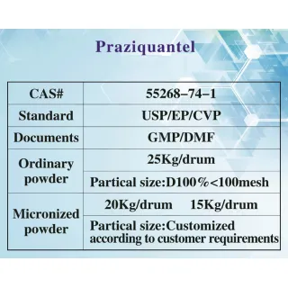 The production scale of praziquantel API is the first, the supply is guaranteed, and the cooperation is longer!