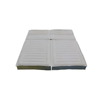 Upgrade your sleeping arrangements with a durable and lightweight rubberized inflatable mattress.