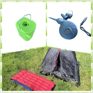 Upgrade your camping gear with a resilient rubber airbed, ensuring a comfortable and rejuvenating sleep.