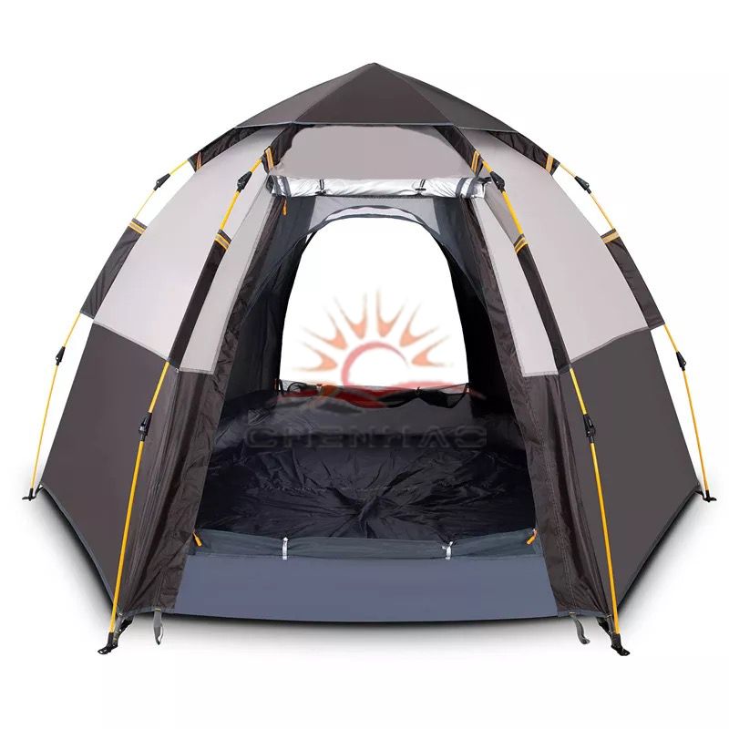 Outdoor Tents: Outdoor tents are portable shelters designed for camping, backpacking, or other outdoor activities. These tents are typically made from lightweight, durable materials and include dome tents, tunnel tents, or cabin tents. Outdoor tents provide comfortable sleeping and living space while protecting occupants from rain, wind, insects, and other outdoor elements. They often feature simp