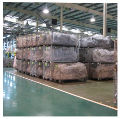 Enhance organization with a Wire Mesh Container in your warehouse.