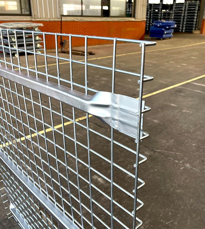 Foldable Wire Mesh Containers are convenient for temporary storage needs.