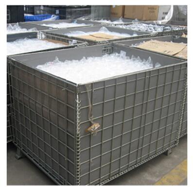 Durable and reliable, this Wire Mesh Container is perfect for storing and organizing various items in warehouses and factories.