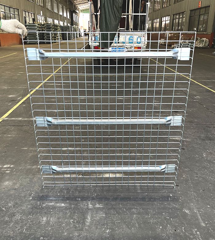 Perfect for industrial settings, the Industrial Wire Mesh Container is designed to withstand heavy loads and frequent use.