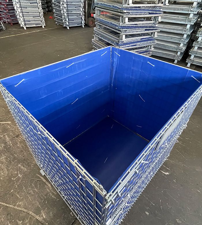 The Collapsible Wire Mesh Container is perfect for businesses with changing storage needs.