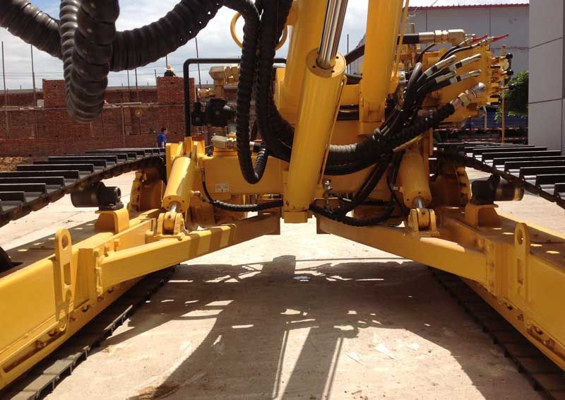 A versatile machine that can dig deep holes and trenches, perfect for construction projects.