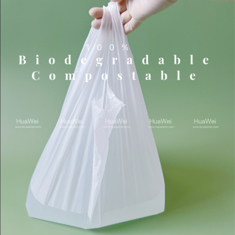 PLA bags are made from renewable resources like corn starch or sugarcane, making them compostable and environmentally friendly.