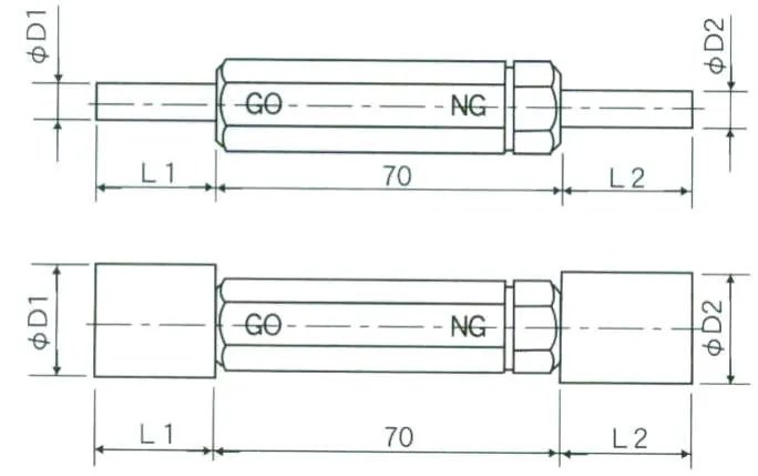 Double Face Carte Jauge Boulon - Outil Pratique En Inox Pour Identifier Les écrous