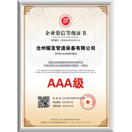 AAA-Enterprise Credit Rating Certificate