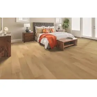 Different from regular vinyl floor, there is no plasticiser inside, so it is more environmentally friendly.