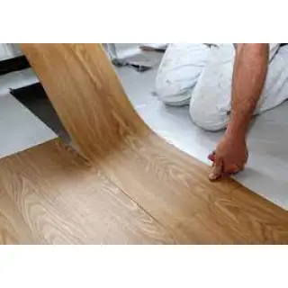 SPC vinyl flooring is a click-lock installation system.