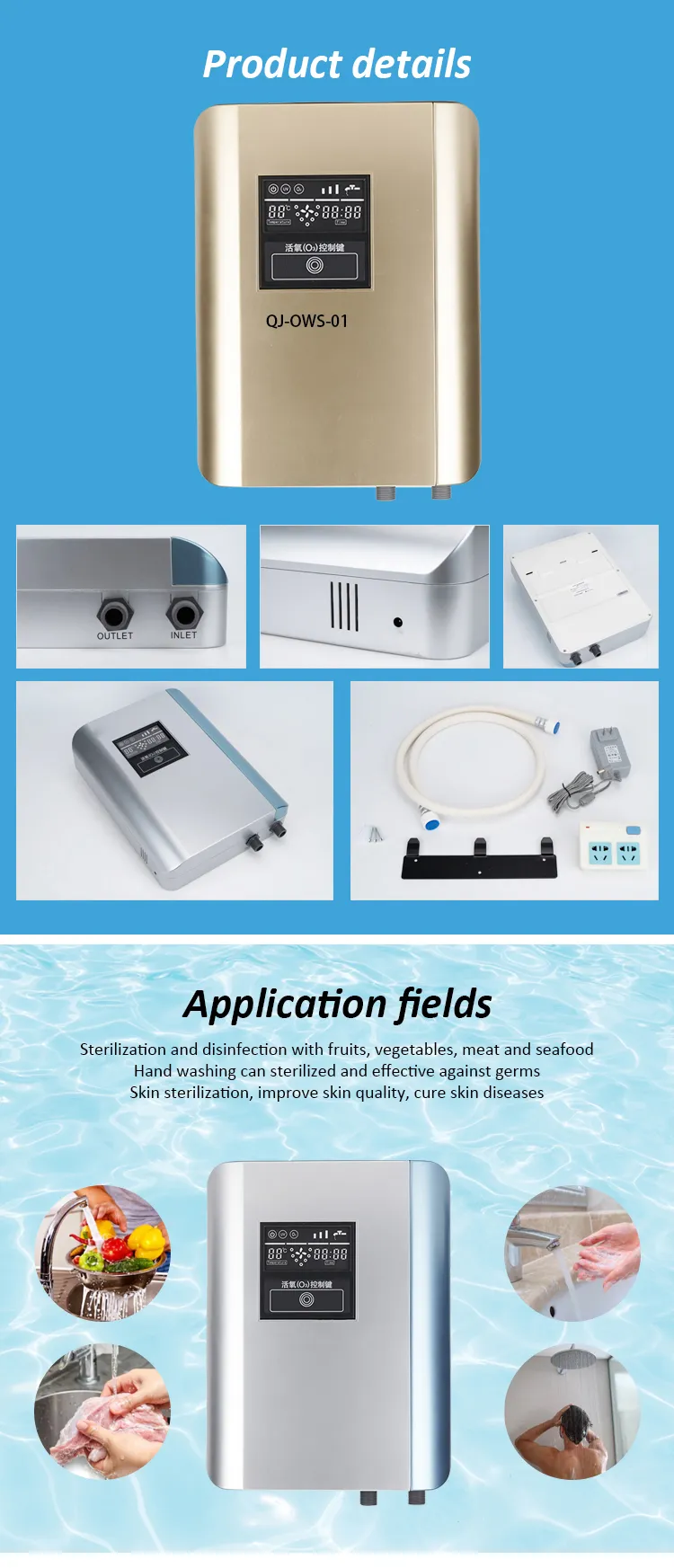 ozone water machine,ozone generator for water,ozone water machine for