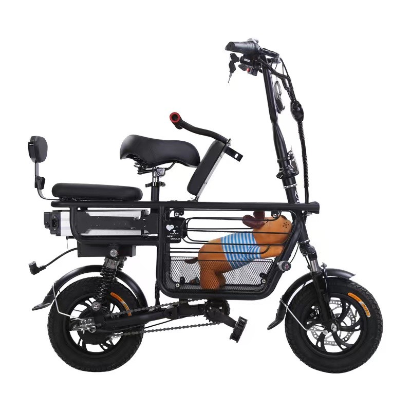 Hot Sellers USA Electric Bicycle 48v lithium battery 14 inch Foldable E-bike Ebike City Bike