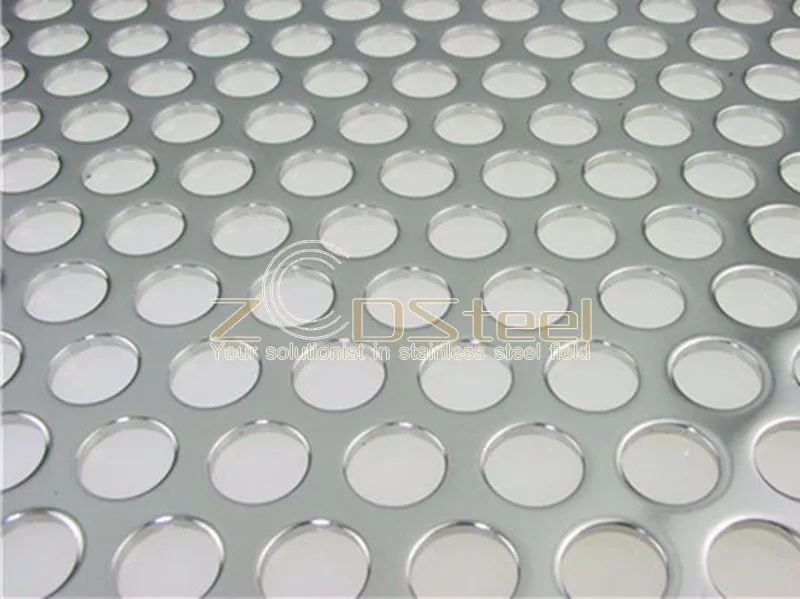 Stainless steel perforated sheet