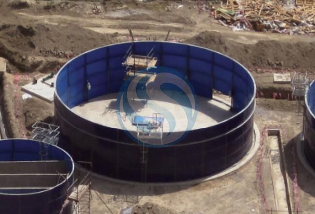 Glass Fused to Steel Tanks Installation