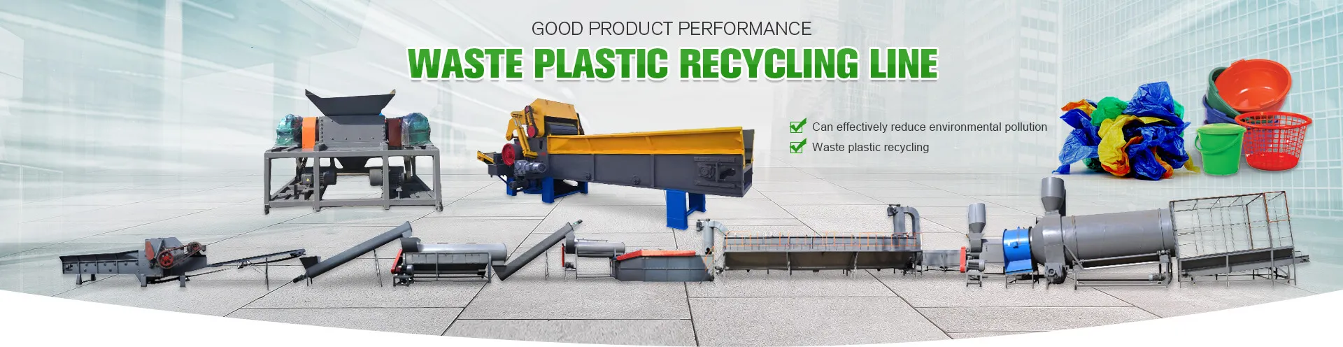 Máquina de Reciclagem de Plástico