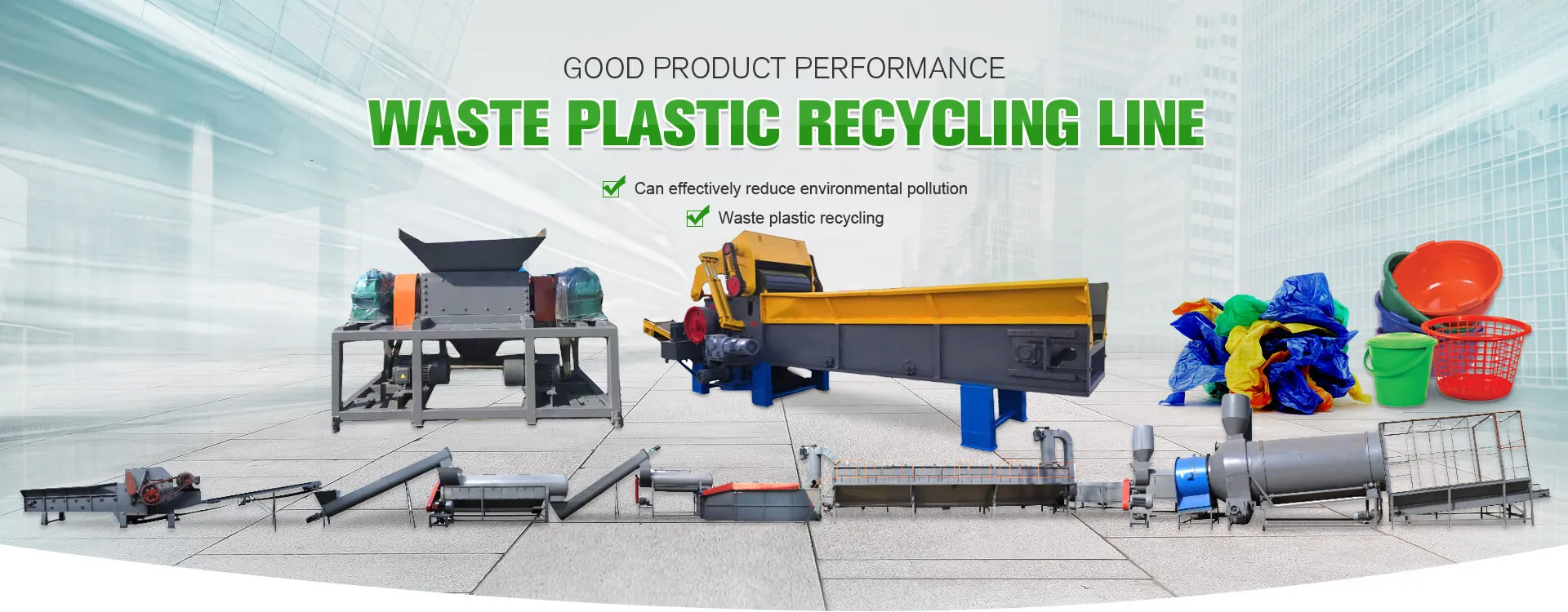 Máquina de Reciclagem de Plástico