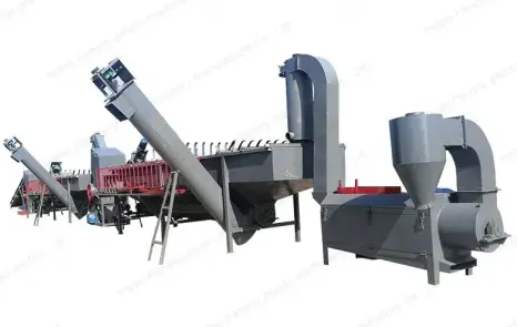 Waste Plastic PP PE Crushing Washing Recycling Line