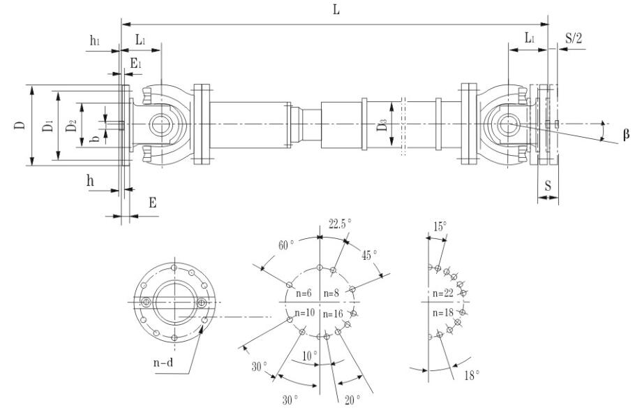 SWP-E Type Cardan Shaft