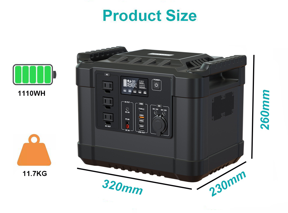 Portable Power Station 1000W