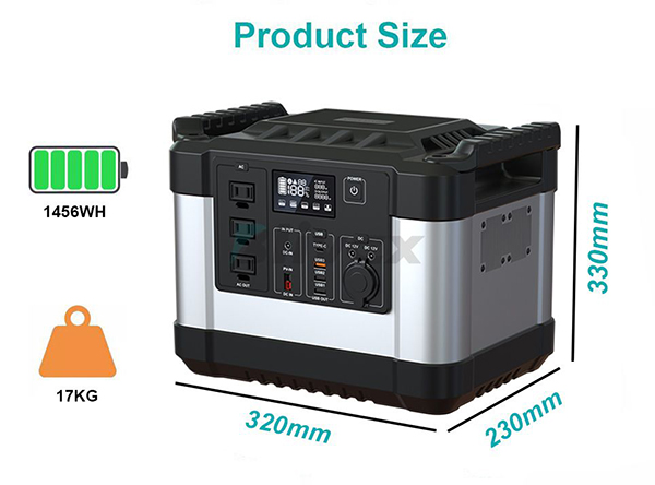 Portable Power Station LFP Battery 2000W