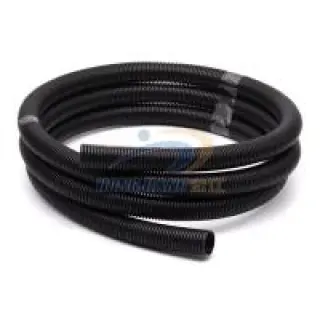 Corrugated suction rubber hose is designed for conventional water supply and drainage.
