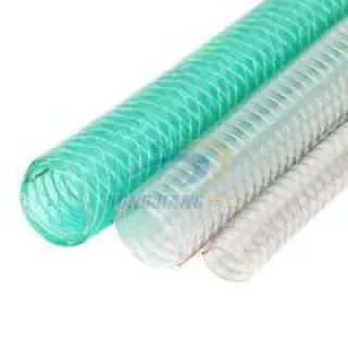 PVC fiber reinforced hose is wear-resistant, corrosion-resistant and high-temperature resistant.