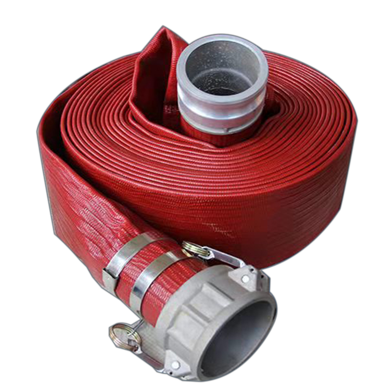 layflat hose with connector