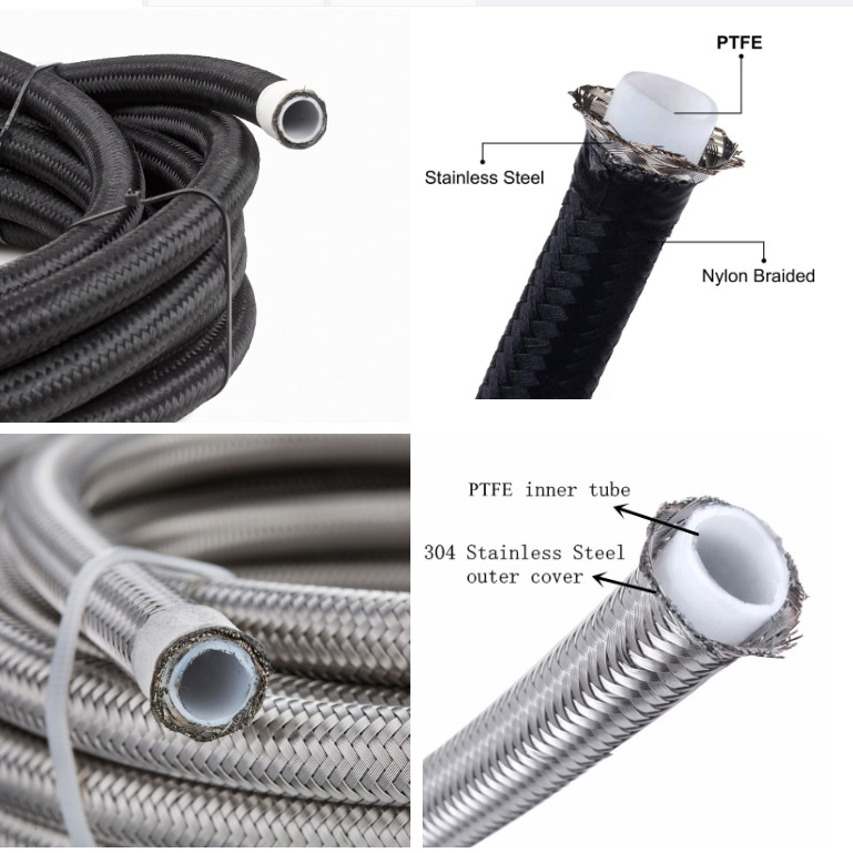 Nylon Braided PTFE Hose