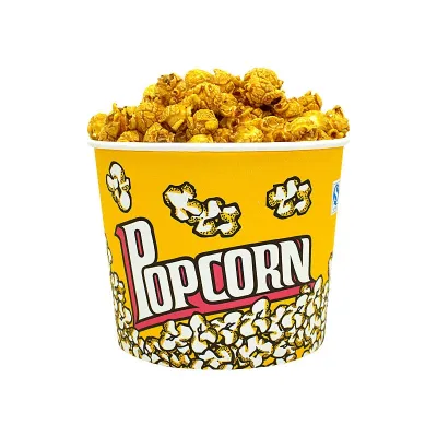 Large Capacity Popcorn Bucket Disposable Paper Cup