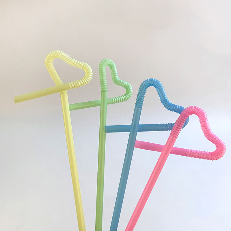 Flexible Biodegradable Eco Friendly Plastic Bar Party Drinking Straws