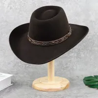 Nouveau chapeau de cowboy en feutre de laine australienne de haute qualité de haute qualité