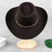 Sombrero de vaquero de fieltro de lana australiana 100% de alta calidad de nueva moda