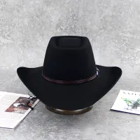 Classic Plain Winter Western  Cowboy Hat