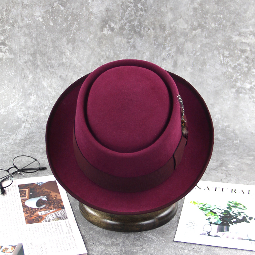 LiHua New Fashion Pork Pie Hat