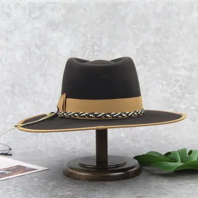 Fashion Decoration Wide Brim Fedora Hats