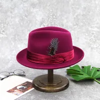 Hand-Made Australia Wool Classic Hat For Man