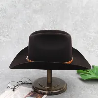 Leather Band Hat Cowboy