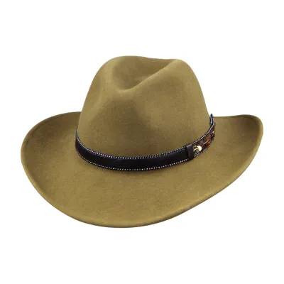 LiHua Manufacturer Custom Wool Cowboy Hats