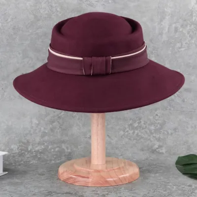 Classic Fashion Wide Brim Lady Hat