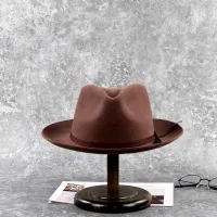 Stylish Hats Adjustable Solid Color Fedora Hats