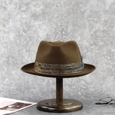 100% Australia Wool Classic Fedora Hat