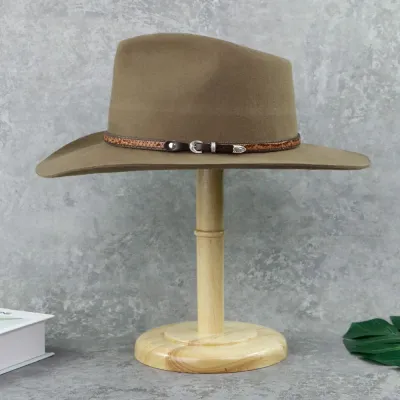 Manufacturing Wool Felt Hat Belt Fedora Hat