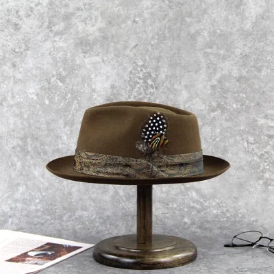 100% Australia Wool Classic Fedora Hat