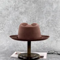 Stylish Hats Adjustable Solid Color Fedora Hats